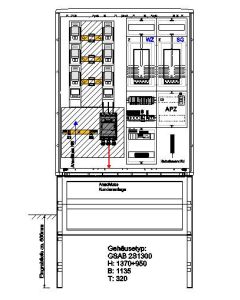 Wandlermessung enviaM mit NA-Schutz nach VDE-AR-N4105 &lt;100kW